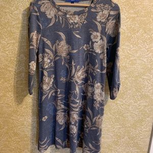 3/4 sleeve swing dress